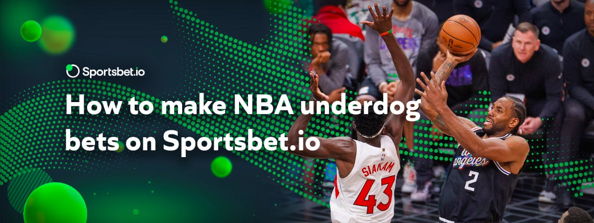 How to make NBA underdog bets on Sportsbet.io